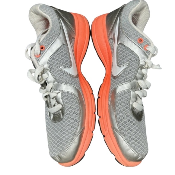 Nike Silver and Orange Athletic Shoes for Running - Picture 1 of 2